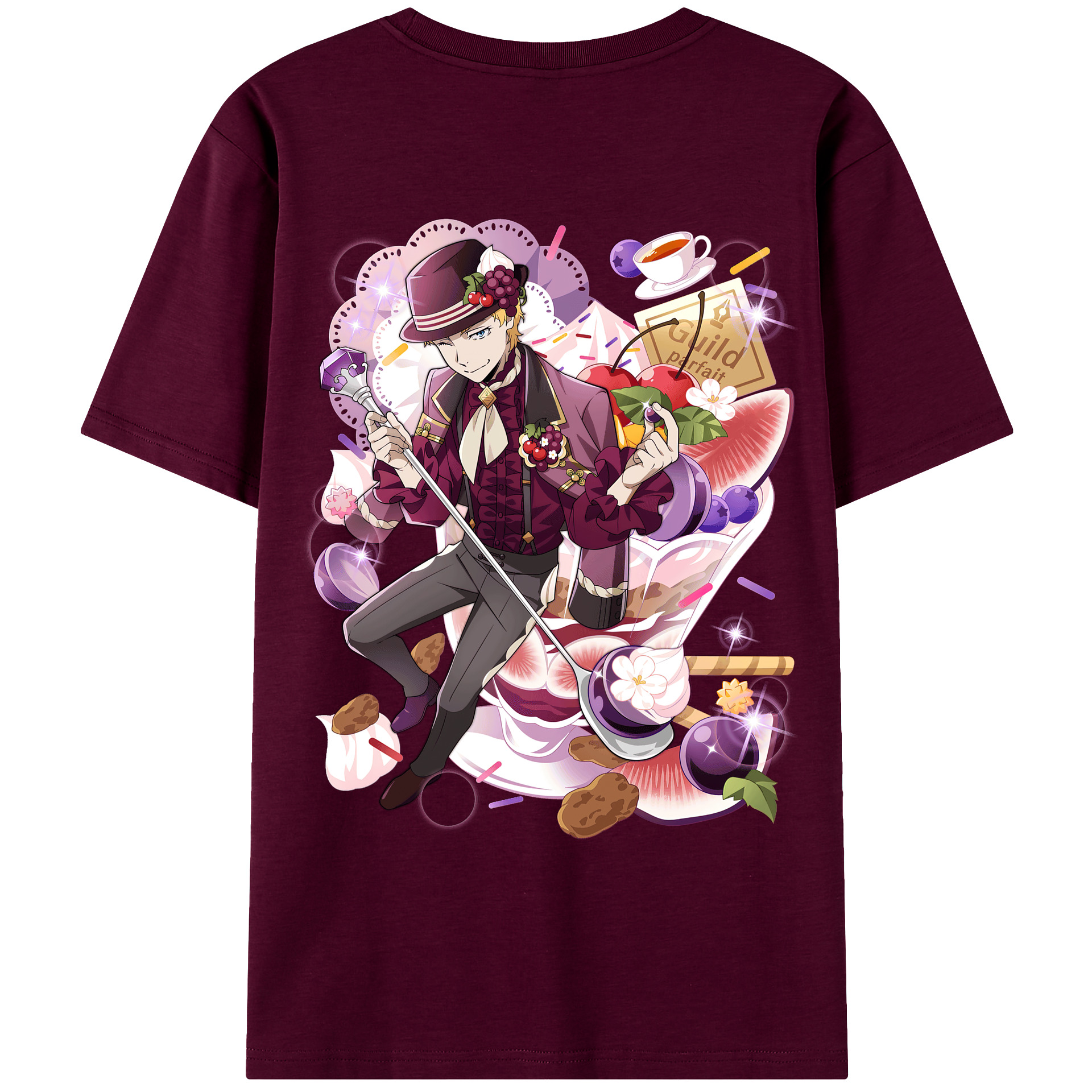 （画像用） 文豪ストレイドッグス Bungo Stray Dogs レディース半袖Tシャツ(バックプリント)